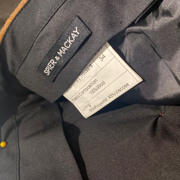 NEW Size 34 Spier & Mackay Casual Grey Stretch Trouser - Picture 5 of 6